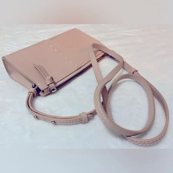 Frame les second mini crossbody pink purse leather made in Italy! Like new!! - Picture 9 of 16
